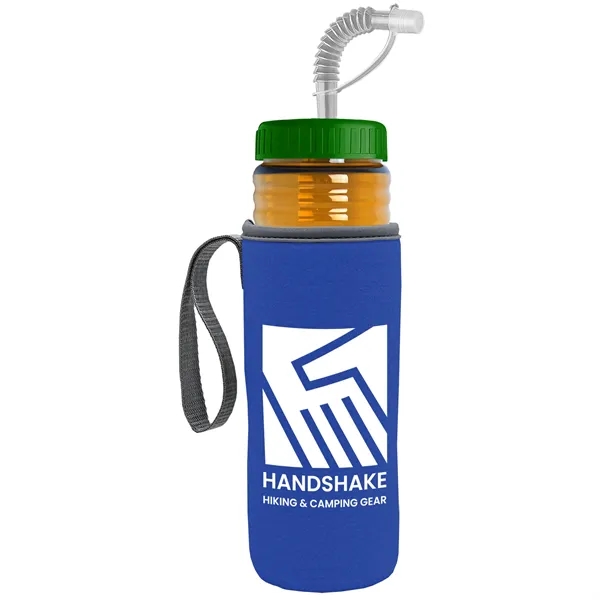 Garyline® Lifeguard Bottle with Straw Lid and Insulated C...... from ASI 40480 Koozie Group