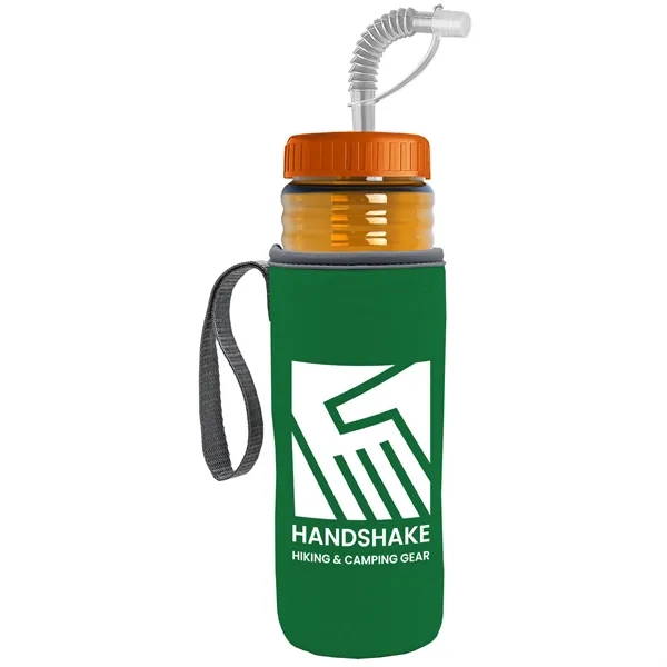 Garyline® Lifeguard Bottle with Straw Lid and Insulated C...... from ASI 40480 Koozie Group