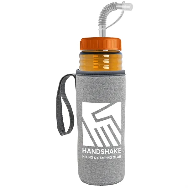 Garyline® Lifeguard Bottle with Straw Lid and Insulated C...... from ASI 40480 Koozie Group