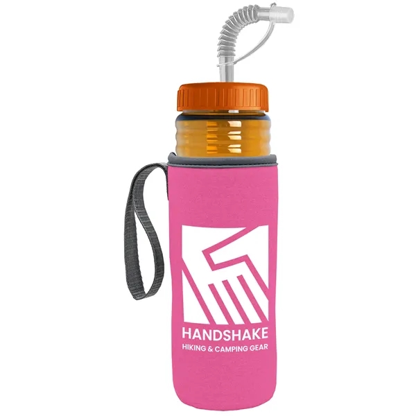 Garyline® Lifeguard Bottle with Straw Lid and Insulated C...... from ASI 40480 Koozie Group