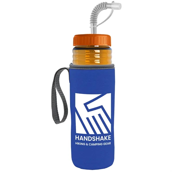 Garyline® Lifeguard Bottle with Straw Lid and Insulated C...... from ASI 40480 Koozie Group