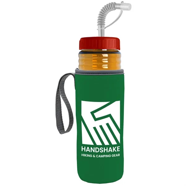 Garyline® Lifeguard Bottle with Straw Lid and Insulated C...... from ASI 40480 Koozie Group