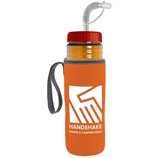 Garyline® Lifeguard Bottle with Straw Lid and Insulated C...... from ASI 40480 Koozie Group