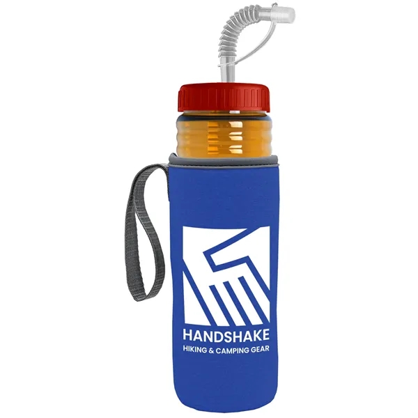 Garyline® Lifeguard Bottle with Straw Lid and Insulated C...... from ASI 40480 Koozie Group