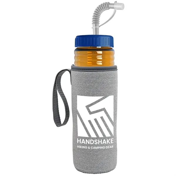 Garyline® Lifeguard Bottle with Straw Lid and Insulated C...... from ASI 40480 Koozie Group