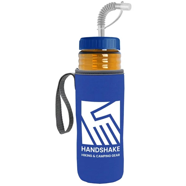 Garyline® Lifeguard Bottle with Straw Lid and Insulated C...... from ASI 40480 Koozie Group