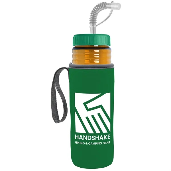 Garyline® Lifeguard Bottle with Straw Lid and Insulated C...... from ASI 40480 Koozie Group