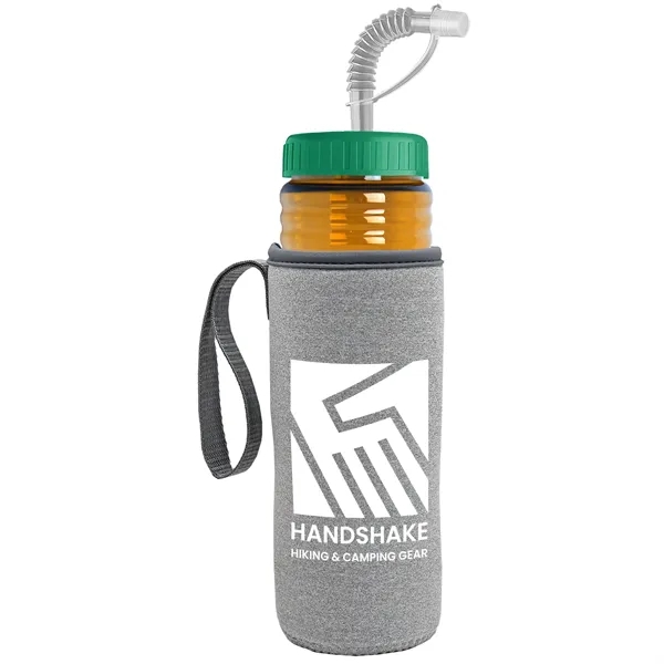 Garyline® Lifeguard Bottle with Straw Lid and Insulated C...... from ASI 40480 Koozie Group