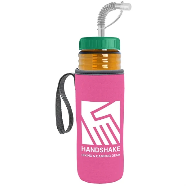 Garyline® Lifeguard Bottle with Straw Lid and Insulated C...... from ASI 40480 Koozie Group