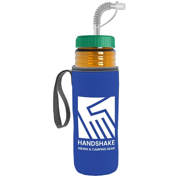 Garyline® Lifeguard Bottle with Straw Lid and Insulated C...... from ASI 40480 Koozie Group