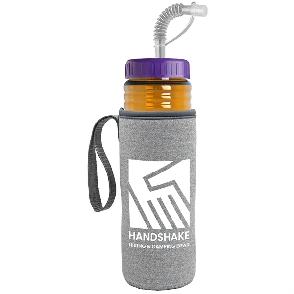 Garyline® Lifeguard Bottle with Straw Lid and Insulated C...... from ASI 40480 Koozie Group