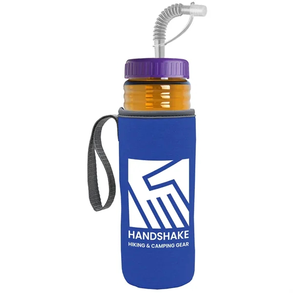 Garyline® Lifeguard Bottle with Straw Lid and Insulated C...... from ASI 40480 Koozie Group