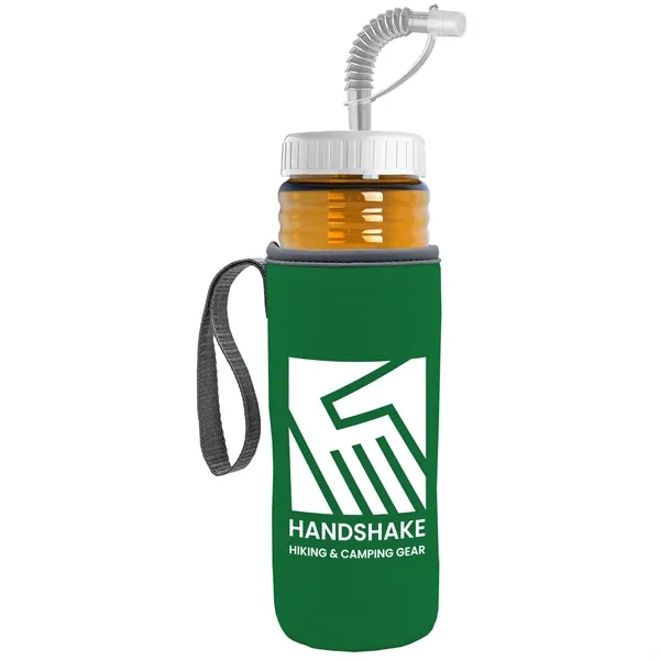 Garyline® Lifeguard Bottle with Straw Lid and Insulated C...... from ASI 40480 Koozie Group