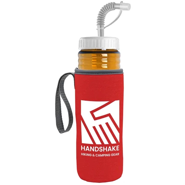 Garyline® Lifeguard Bottle with Straw Lid and Insulated C...... from ASI 40480 Koozie Group
