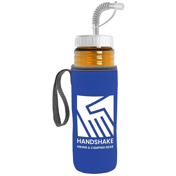 Garyline® Lifeguard Bottle with Straw Lid and Insulated C...... from ASI 40480 Koozie Group