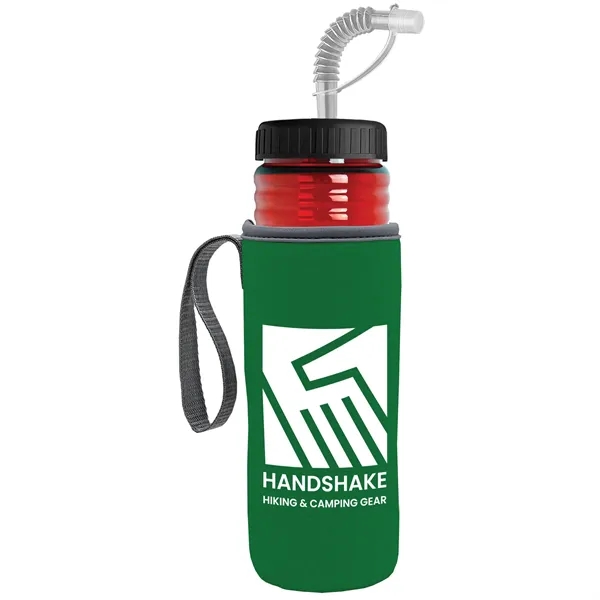 Garyline® Lifeguard Bottle with Straw Lid and Insulated C...... from ASI 40480 Koozie Group