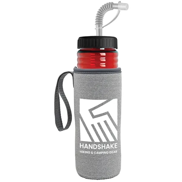 Garyline® Lifeguard Bottle with Straw Lid and Insulated C...... from ASI 40480 Koozie Group