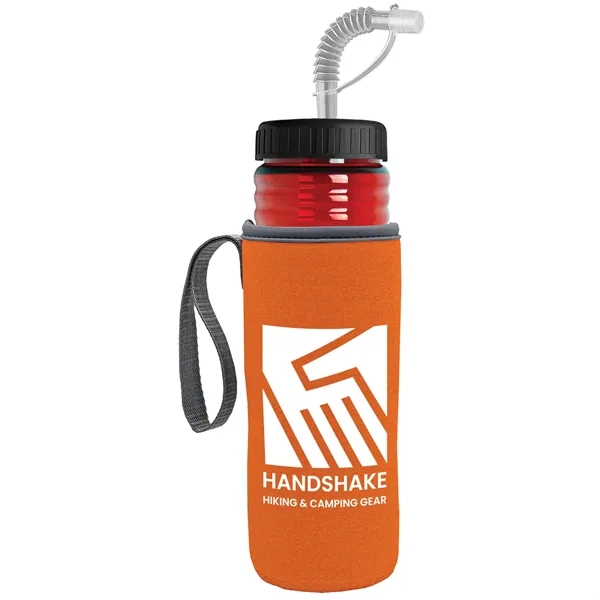 Garyline® Lifeguard Bottle with Straw Lid and Insulated C...... from ASI 40480 Koozie Group