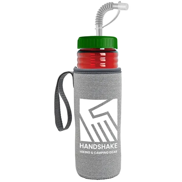 Garyline® Lifeguard Bottle with Straw Lid and Insulated C...... from ASI 40480 Koozie Group