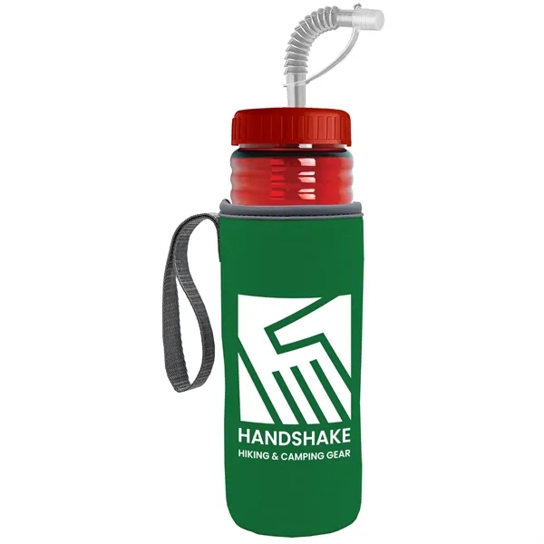 Garyline® Lifeguard Bottle with Straw Lid and Insulated C...... from ASI 40480 Koozie Group