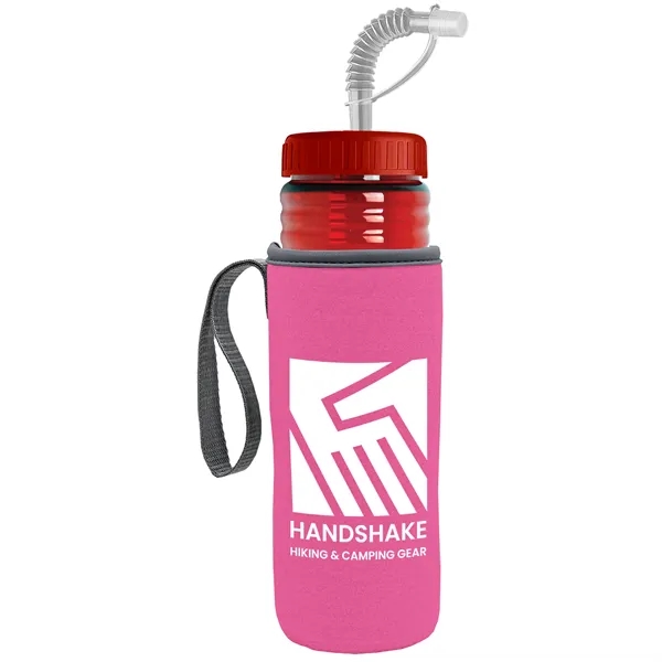 Garyline® Lifeguard Bottle with Straw Lid and Insulated C...... from ASI 40480 Koozie Group