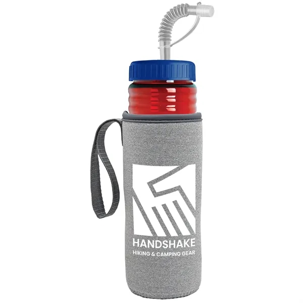 Garyline® Lifeguard Bottle with Straw Lid and Insulated C...... from ASI 40480 Koozie Group