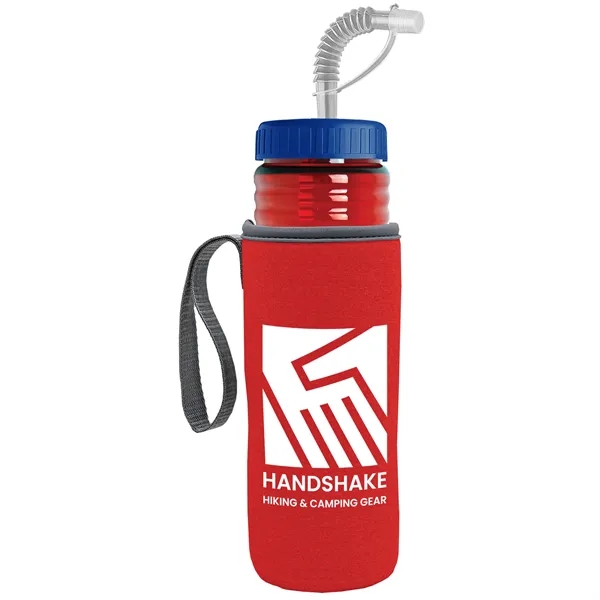 Garyline® Lifeguard Bottle with Straw Lid and Insulated C...... from ASI 40480 Koozie Group