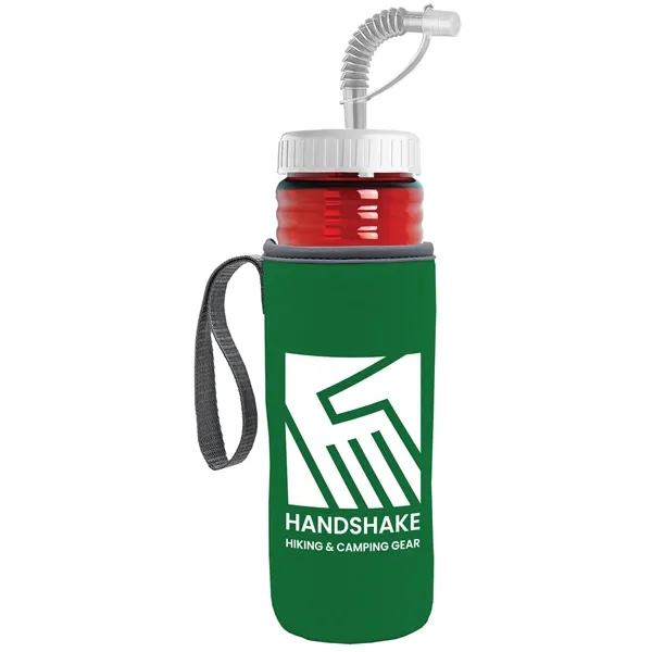 Garyline® Lifeguard Bottle with Straw Lid and Insulated C...... from ASI 40480 Koozie Group