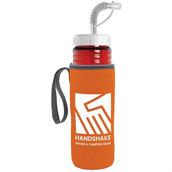 Garyline® Lifeguard Bottle with Straw Lid and Insulated C...... from ASI 40480 Koozie Group