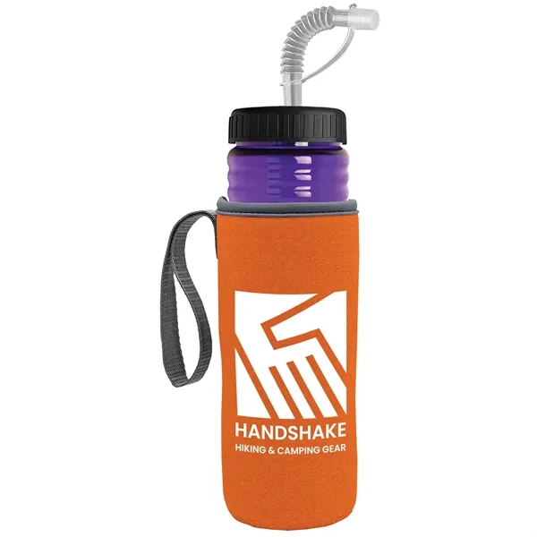 Garyline® Lifeguard Bottle with Straw Lid and Insulated C...... from ASI 40480 Koozie Group