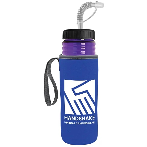Garyline® Lifeguard Bottle with Straw Lid and Insulated C...... from ASI 40480 Koozie Group