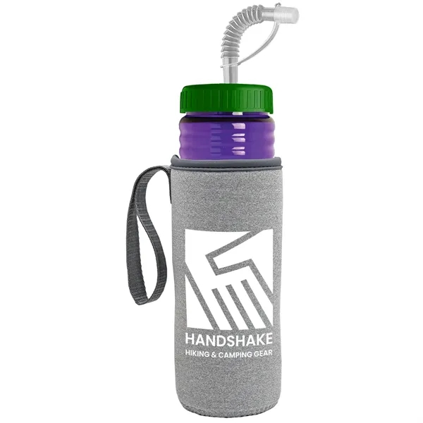 Garyline® Lifeguard Bottle with Straw Lid and Insulated C...... from ASI 40480 Koozie Group