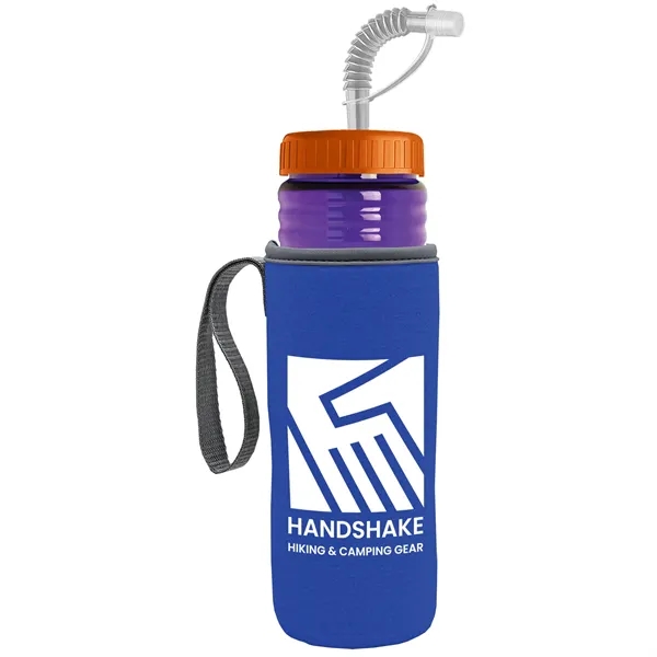 Garyline® Lifeguard Bottle with Straw Lid and Insulated C...... from ASI 40480 Koozie Group