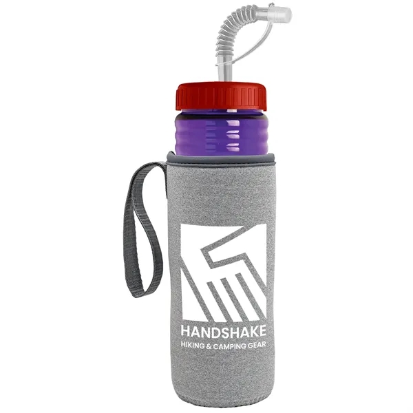 Garyline® Lifeguard Bottle with Straw Lid and Insulated C...... from ASI 40480 Koozie Group