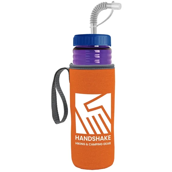 Garyline® Lifeguard Bottle with Straw Lid and Insulated C...... from ASI 40480 Koozie Group