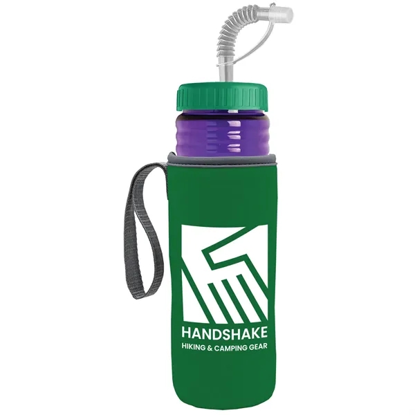 Garyline® Lifeguard Bottle with Straw Lid and Insulated C...... from ASI 40480 Koozie Group