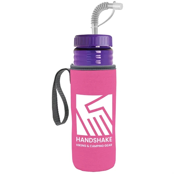 Garyline® Lifeguard Bottle with Straw Lid and Insulated C...... from ASI 40480 Koozie Group