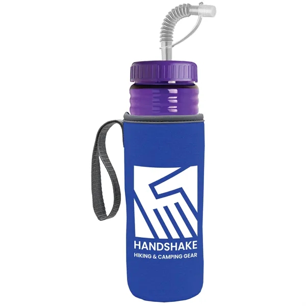 Garyline® Lifeguard Bottle with Straw Lid and Insulated C...... from ASI 40480 Koozie Group