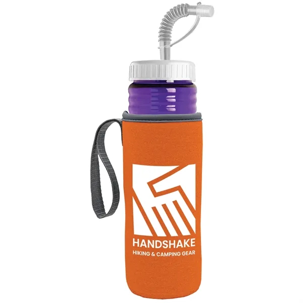 Garyline® Lifeguard Bottle with Straw Lid and Insulated C...... from ASI 40480 Koozie Group