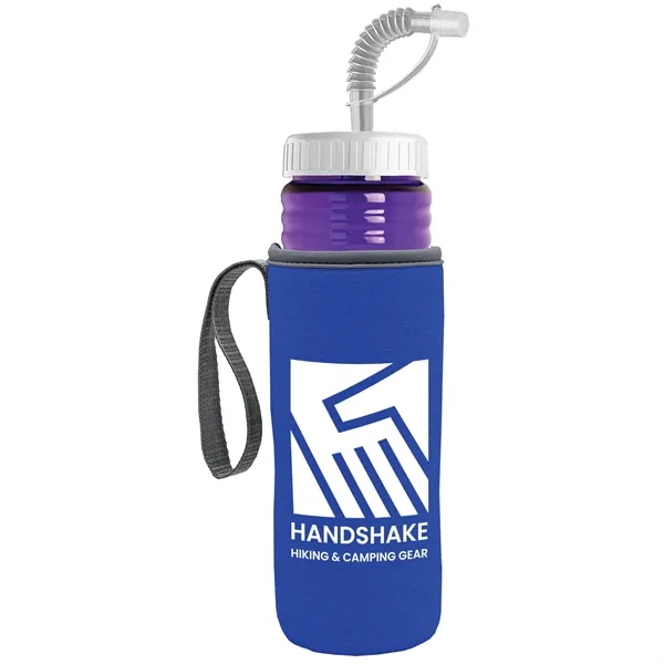 Garyline® Lifeguard Bottle with Straw Lid and Insulated C...... from ASI 40480 Koozie Group
