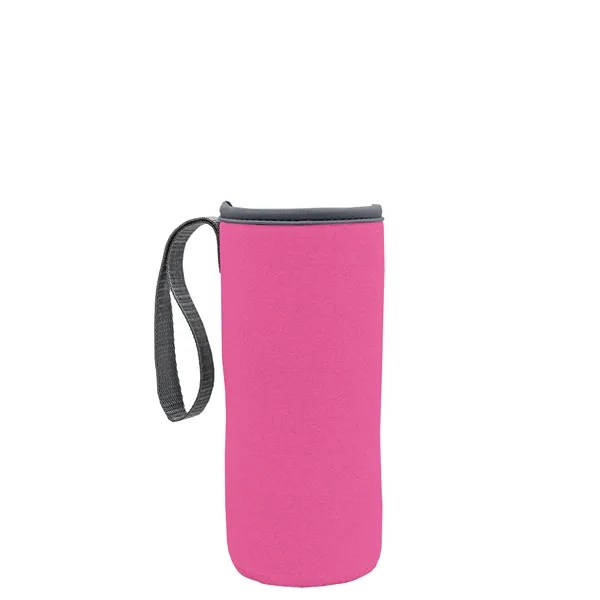 24 oz. Transparent Sports bottle with drink-thru lid  & Caddy... from ASI 40480 Koozie Group