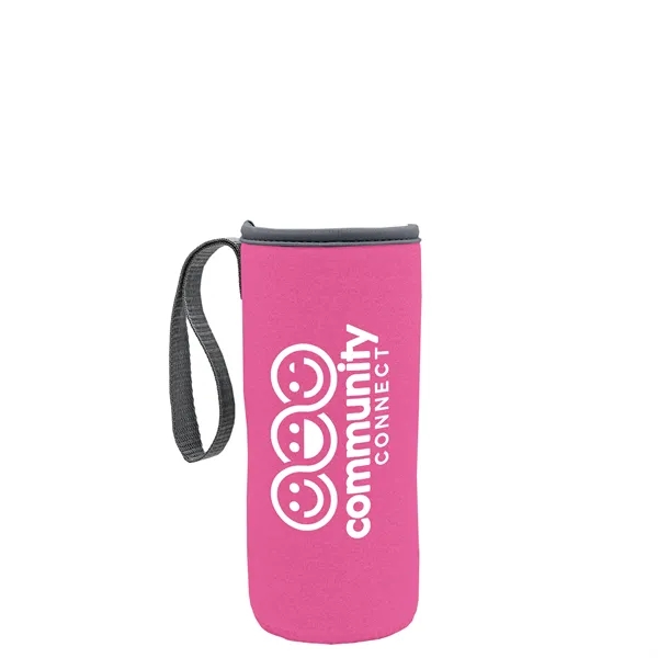 24 oz. Transparent Sports bottle with drink-thru lid  & Caddy... from ASI 40480 Koozie Group