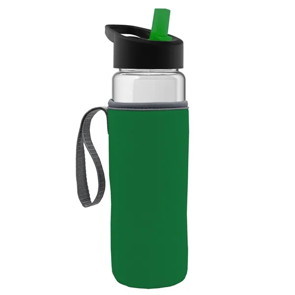 24 Oz Bottle- Flip Straw Lid & Insulator Caddy... from ASI 40480 Koozie Group