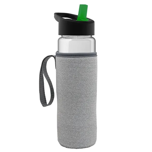 24 Oz Bottle- Flip Straw Lid & Insulator Caddy... from ASI 40480 Koozie Group