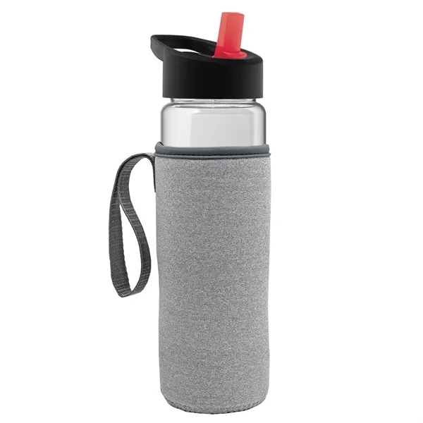 24 Oz Bottle- Flip Straw Lid & Insulator Caddy... from ASI 40480 Koozie Group