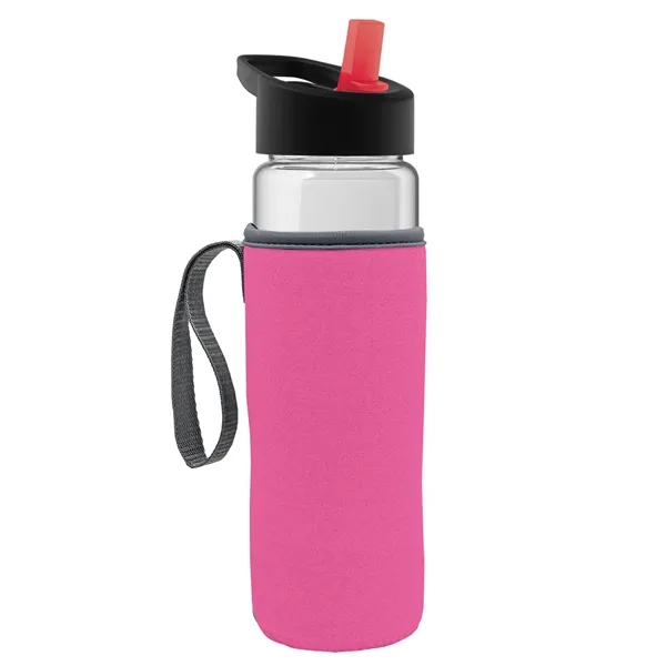 24 Oz Bottle- Flip Straw Lid & Insulator Caddy... from ASI 40480 Koozie Group
