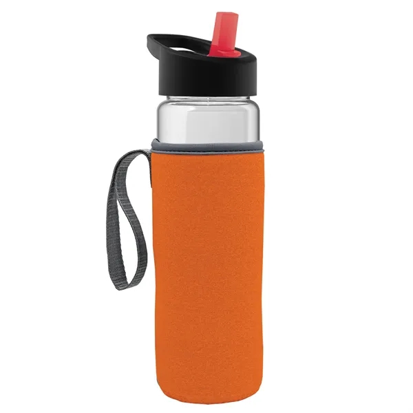 24 Oz Bottle- Flip Straw Lid & Insulator Caddy... from ASI 40480 Koozie Group