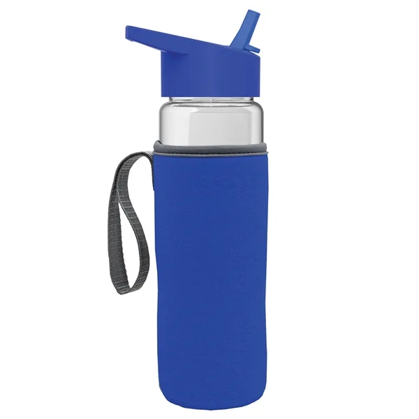 24 Oz Bottle- Flip Straw Lid & Insulator Caddy... from ASI 40480 Koozie Group