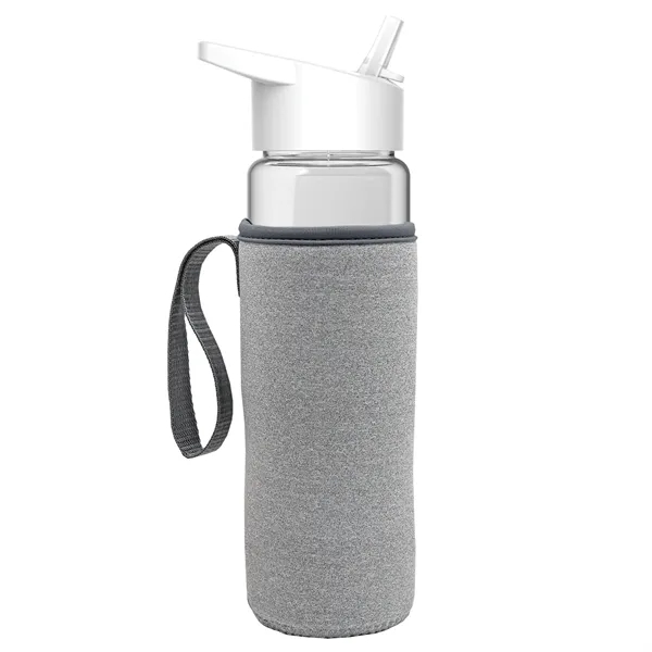 24 Oz Bottle- Flip Straw Lid & Insulator Caddy... from ASI 40480 Koozie Group