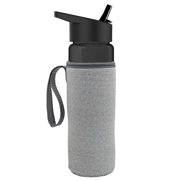 24 Oz Bottle- Flip Straw Lid & Insulator Caddy... from ASI 40480 Koozie Group
